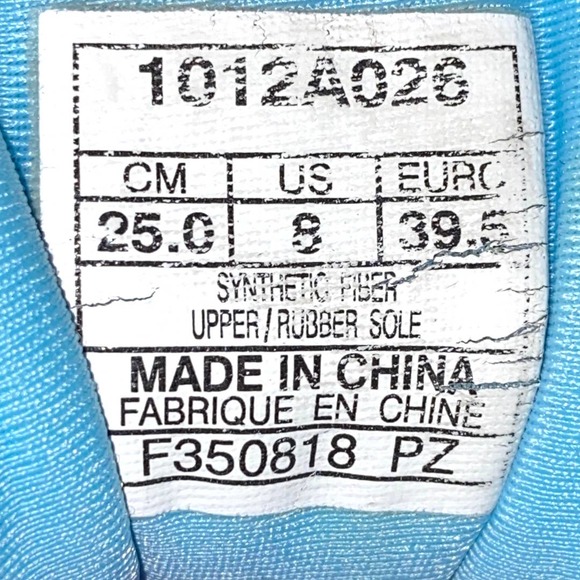 ASICS Gel Kayano 25 Light Blue & Magenta Road Running Tennis Shoe 8W 1012A026 - Picture 10 of 11